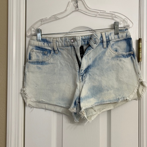 Massimo Denim High Rise Short Short - Picture 1 of 3